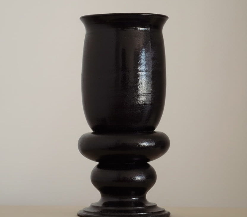 L’HEURE NOIRE Ceramic Vase by Gazar Studio