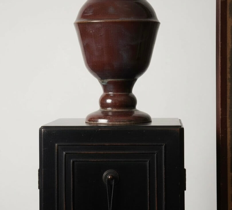 Grenat Foncé VII handmade ceramic vase