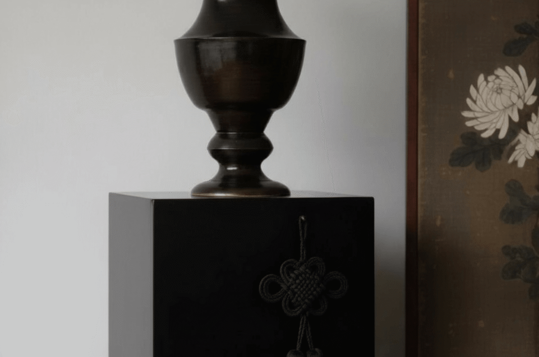 Brun Foncé Ceramic Vase by Gazar Studio