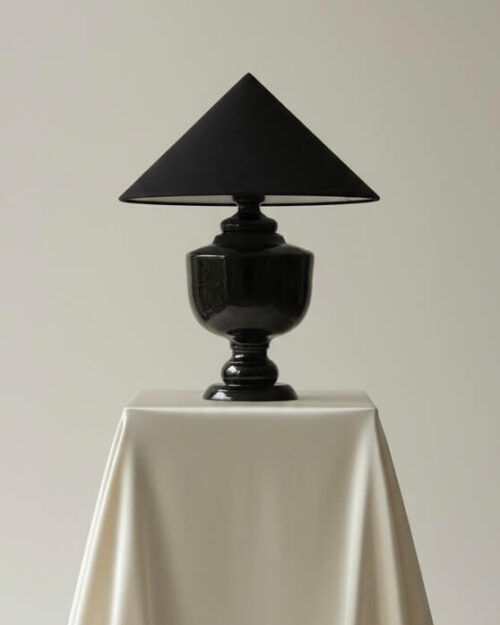 ENCRE NOIRE handcrafted ceramic lamp